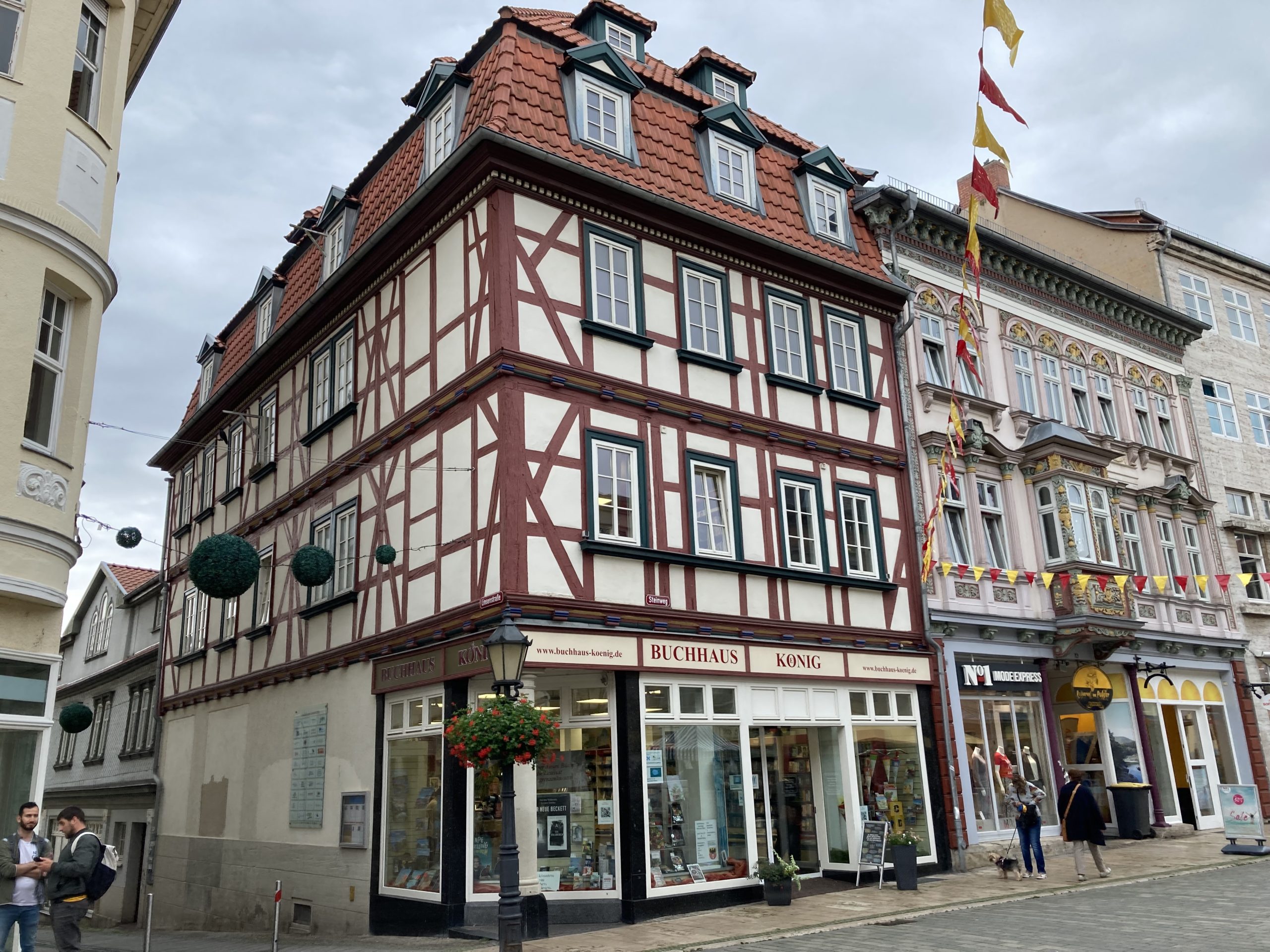 half-timbered house, centre of Mühlhausen